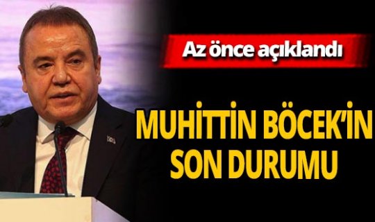 Antalya son dakika... Muhittin Böcek'in son durumu nasıl? Üniversite'den açıklama yapıldı!