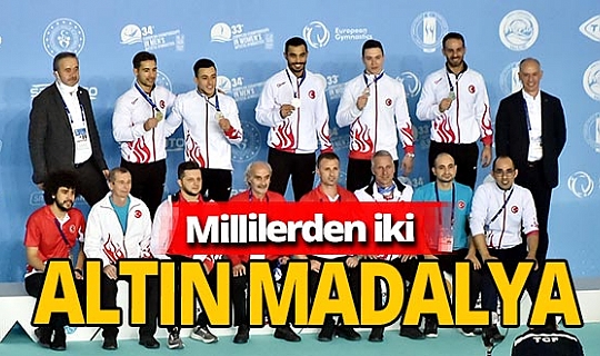 Avrupa Erkekler Artistik Cimnastik Şampiyonası'nda Ferhat Arıcan ve İbrahim Çolak'tan altın madalya