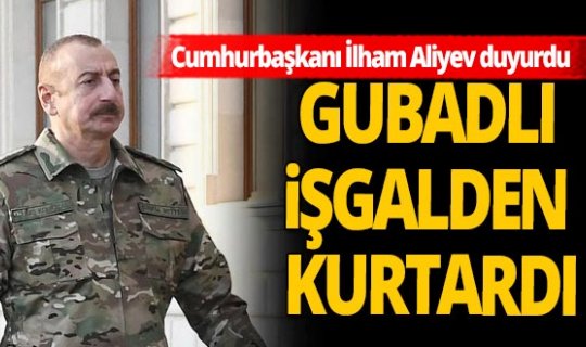 Azerbaycan ordusu, Gubadlı kent merkezini işgalden kurtardı