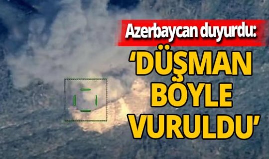 Azerbaycan Savunma Bakanlığı duyurdu: 'Sivillere saldıran düşman böyle vuruldu'
