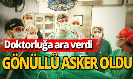 Azeri doktor görevine ara verip gönüllü asker oldu