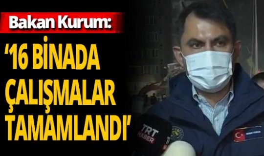Bakan Kurum duyurdu: 'Arama kurtarma faaliyetleri bitecek'