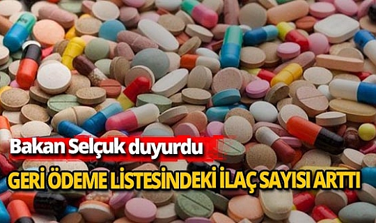 Bakan Selçuk: Geri ödeme listesindeki ilaç sayımız 8 bin 880'e yükseldi