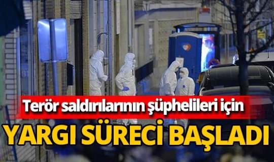 Belçika'da 2016'daki terör saldırılarının şüphelileri için yargı süreci başladı