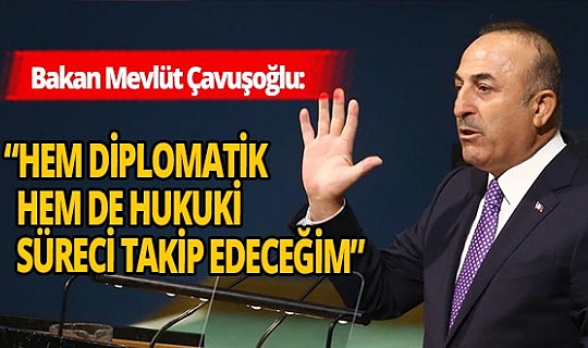 Skandal karikatüre Dışişleri Bakanı Mevlüt Çavuşoğlu'ndan sert açıklama!