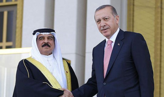 Cumhurbaşkanı Recep Tayyip Erdoğan Bahreyn Kralı Hamad Bin İsa El Halife ile görüştü