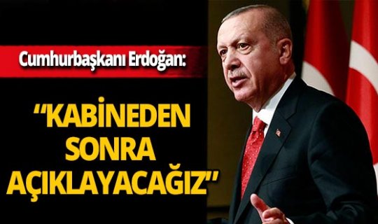 Cumhurbaşkanı Recep Tayyip Erdoğan: