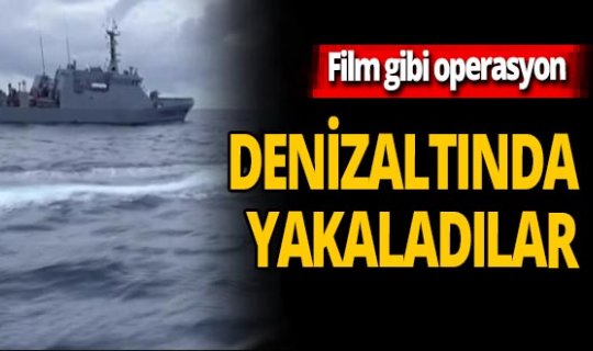 Denizaltıyla operasyon! 60 milyon dolarlık uyuşturucu yakalandı