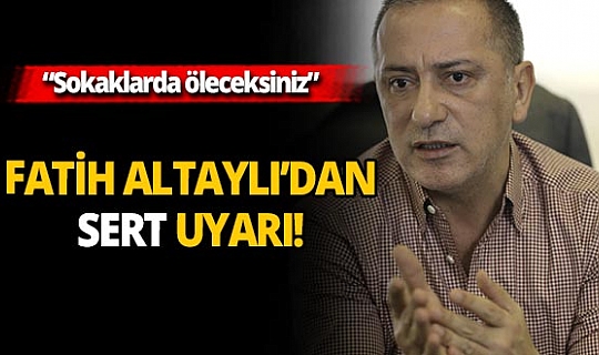 Gazeteci Fatih Altaylı'dan korkutan koronavirüs açıklaması!