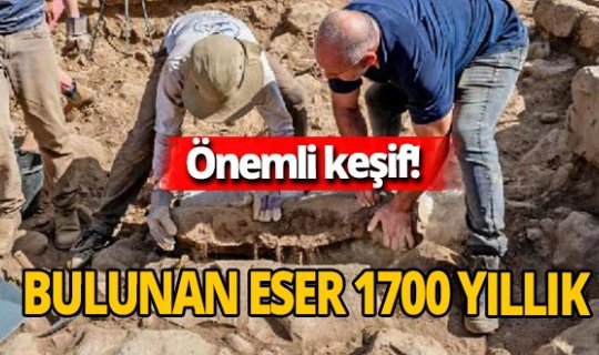 Golan Tepeleri’nde 1700 yıllık yazılı taş bulundu