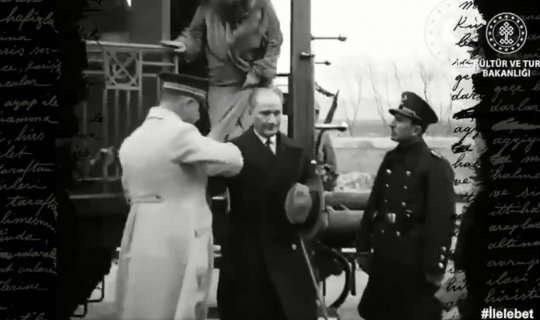 İşte Atatürk'ün ilk kez yayınlanan görüntüleri