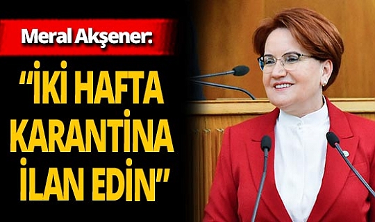 İYİ Parti lideri Meral Akşener: