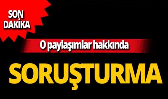 Son dakika...İzmir depremiyle ilgili o paylaşımlara soruşturma!