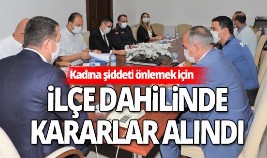 Kadına yönelik şiddet için Alanya'da toplandılar