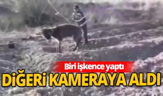 Kahramanmaraş korkunç olay! Biri işkence yaptı, diğeri kameraya aldı