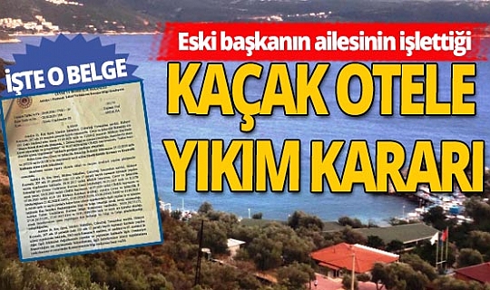 Kaş’taki cennet koya ‘basit onarım izniyle’ butik otel yapmışlar