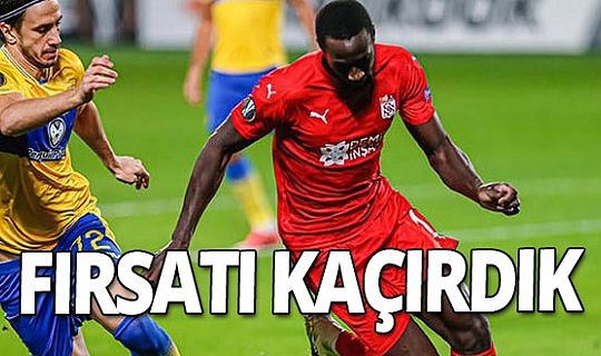 Maccabi Tel Aviv - Sivasspor maçı sona erdi...