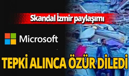 Microsoft'un Fransız yöneticisi İzmir paylaşımı için özür diledi