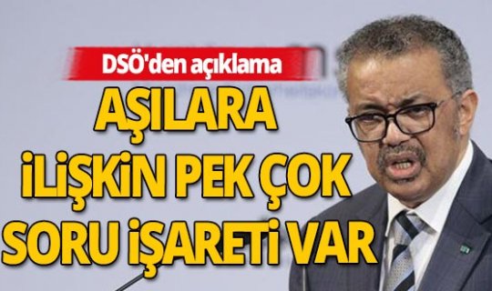 Peş peşe açıklanan 'başarılı' koronavirüs aşılarının ardından DSÖ'den açıklama