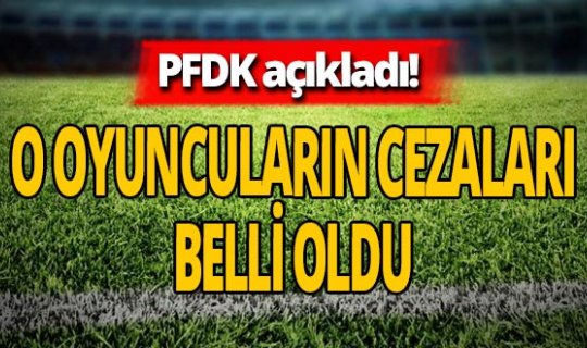 PFDK açıkladı! Fenerbahçe maçından sonra Sinan Gümüş ve Adis Jahovic'in cezaları belli oldu