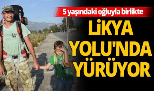 Rus biyolog, Likya Yolu'nda yürüyor