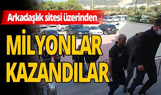 Sahte arkadaşlık sitesi kuran çeteye büyük darbe