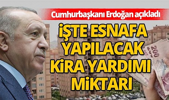 Son dakika! Cumhurbaşkan'ı Recep Tayyip Erdoğan'dan kira yardımı açıklaması