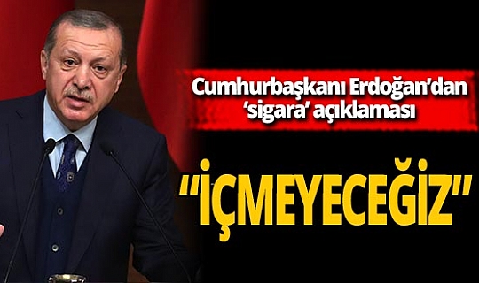 Son dakika! Cumhurbaşkanı Erdoğan: