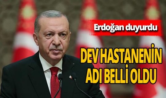 Son dakika! Cumhurbaşkanı Erdoğan'dan Tekirdağ Şehir Hastanesi açıklaması!