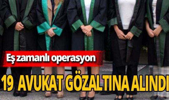 Son dakika! DTK Soruşturmasında 19 avukat gözaltında!