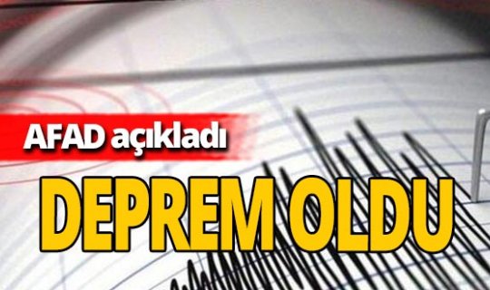 Son dakika... Ege Denizi'nden deprem oldu