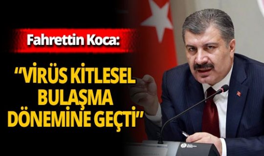 Son dakika! Fahrettin Koca: