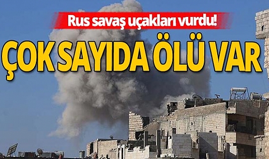 Son dakika: Rus savaş uçakları İdlib'de Suriye Milli Ordusu güçlerini vurdu!