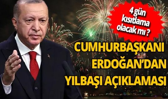 Son dakika! Yılbaşı akşamı sokağa çıkma kısıtlaması olacak mı ?
