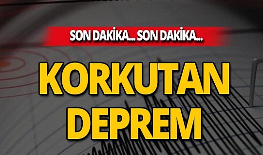 Son dakika...Ege Denizi'nde 4,0 büyüklüğünde deprem