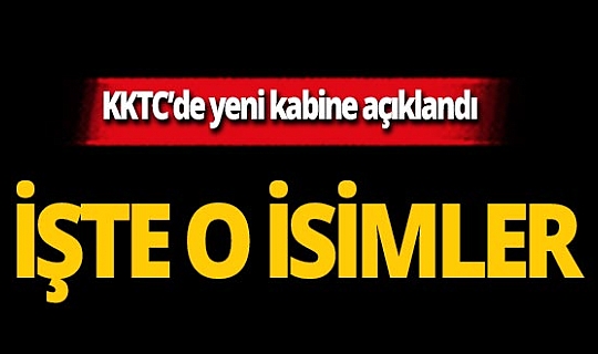 Son dakika...UBP-DP-YDP hükümetinin kabinesi Cumhurbaşkanı Ersin Tatar'a sunuldu