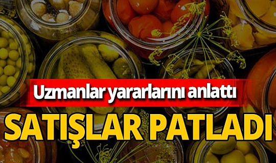 Uzmanlar koronaya karşı yararını anlattı turşu satışları patladı