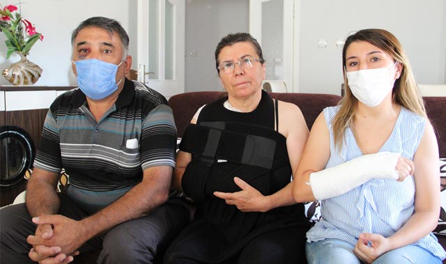 Antalya'da aleyhine tanıklık etti... Anne kızı plaj şemsiyesiyle darp etti