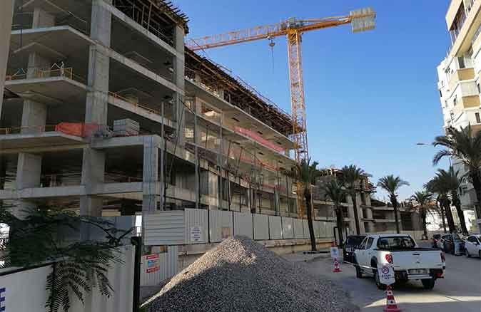 Talya Otel inşaatı hızlı ilerliyor